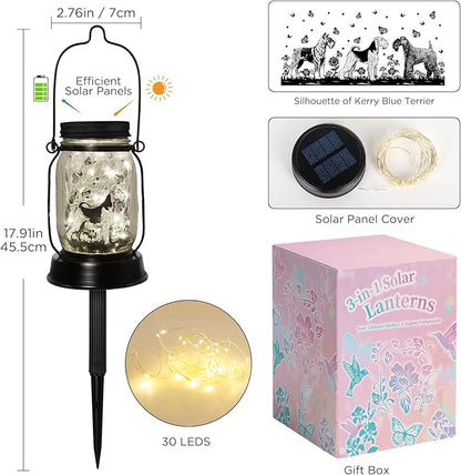 Kerry Blue Terrier Gifts for Women/Men, Pet Solar Lanterns Kerry Blue Terrier - Image 7