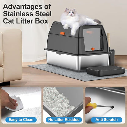 Stainless Steel Litter Box - Image 7