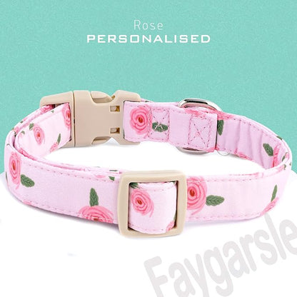 Faygarsle Pink Floral Dog Collar - Image 2