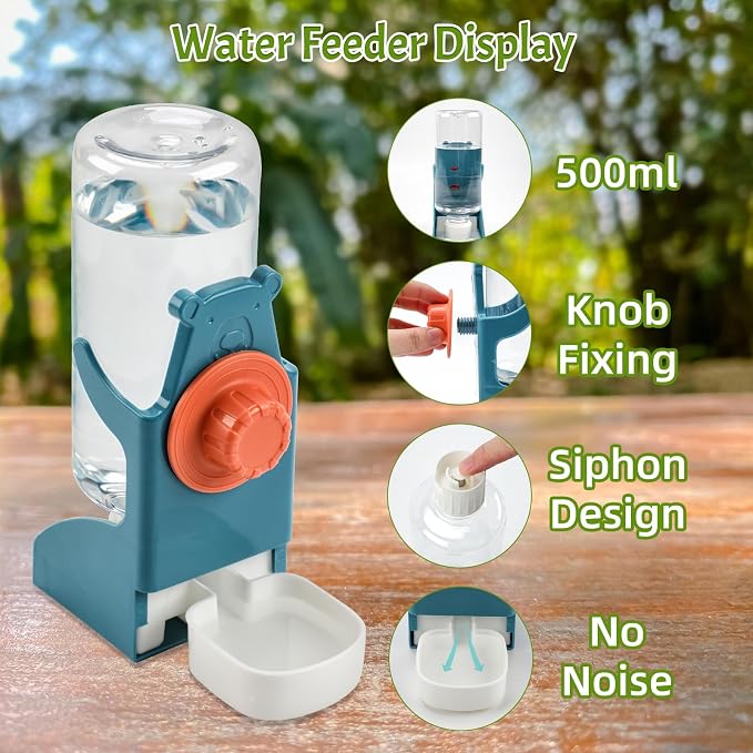 Rypet No Mess Bird Water Feeder Dispenser Set Automatic Bird Feeder - Image 7