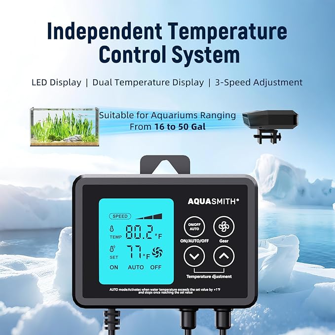Aquarium Chiller Fan, Fish Tank Cooler - Image 3
