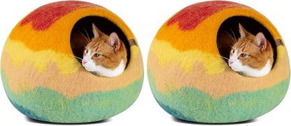 MEOWFIA Cat Cave – Premium Felt Cat Bed by MEOWFIA