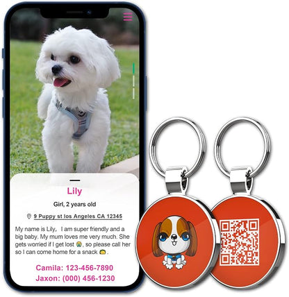 MYLUCKYTAG QR Code Pet ID | Personalized Dog & Cat Collar Tag | Online Profile - Image 4