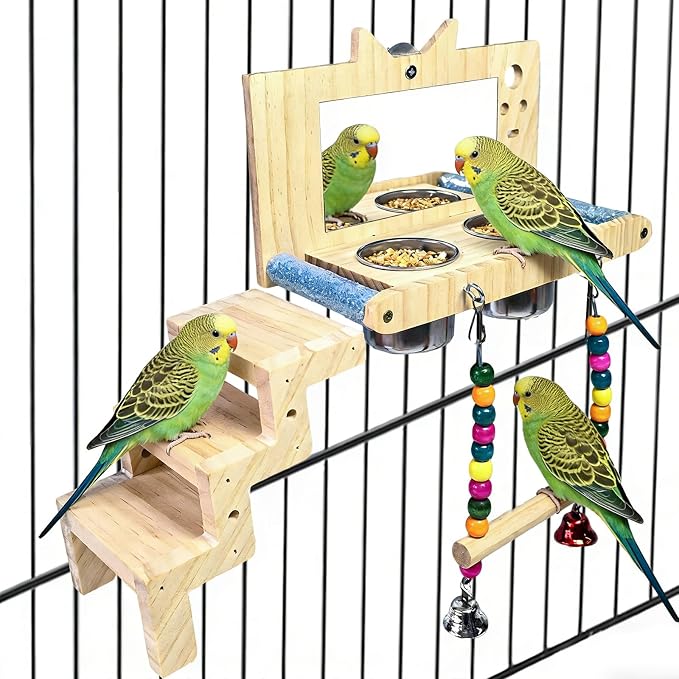 kathson Bird Perches Cage Toys by kathson