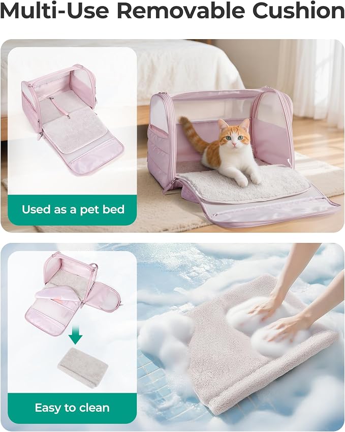 BAGSMART Cat Carrier: Soft-Sided Pet Carrier - Image 3