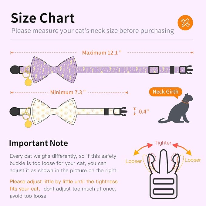 2 Pack Breakaway Cat Collar - Image 2