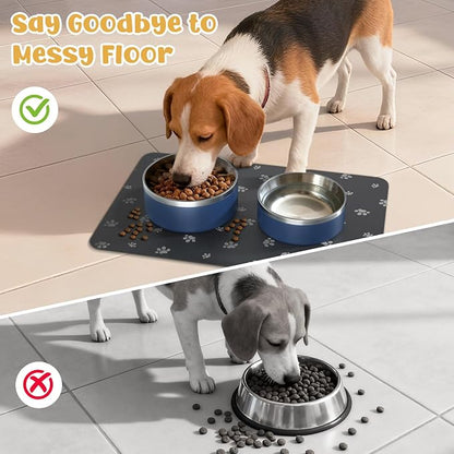 Dog Food Mat, Diatom Ooze Cat Water Mats Non Slip - Image 6