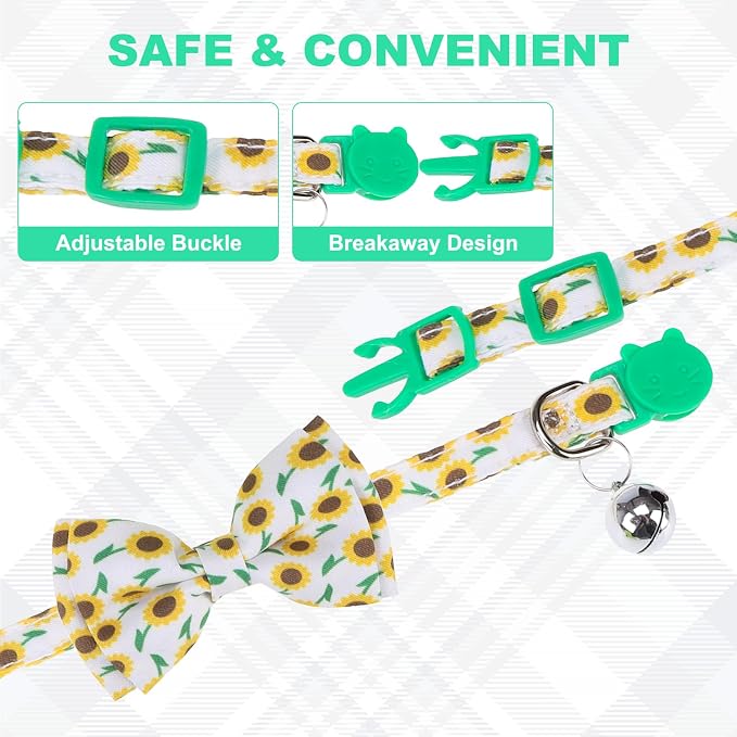 Breakaway Cat Collars with Bell & Cute Pendants - Image 3