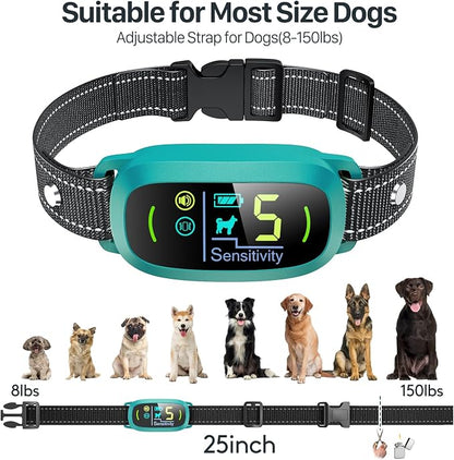 Dog Bark Collar for Large Medium Small Dogs, Rechargeable Smart Bark Collar - Image 6
