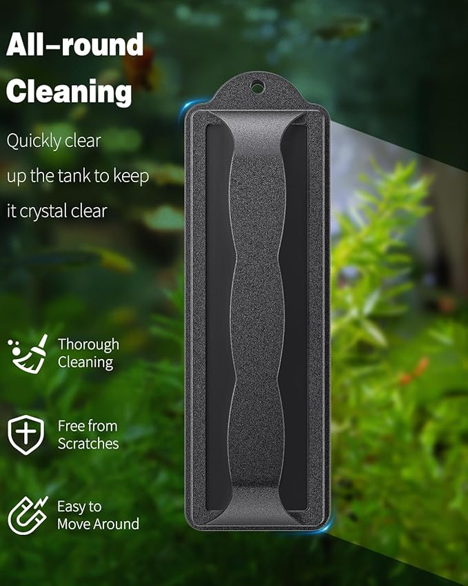 Pawfly Aquarium Magnetic Brush Fish Tank Glass Cleaner 4 Inch, Mini Stain - Image 3