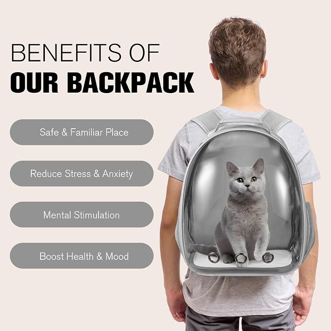 Cat Carrier Backpack, Pet Carrier Backpack Front Pack - Image 3