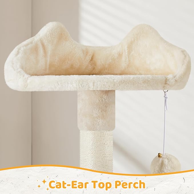 Yaheetech Cat Tree, 54in Tall Cat Tower - Image 5