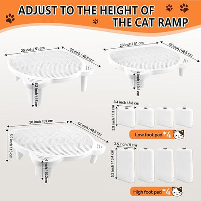 Adjustable Cat Ramp Litter Box Step Double Layer - Image 3
