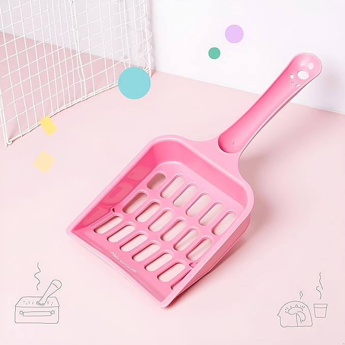 Pink Cat Litter Scoop, Tray - Image 6