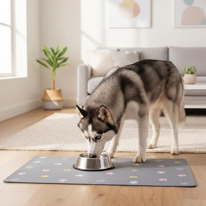 Pet Feeding Mat Absorbent Dog Mat - Image 2