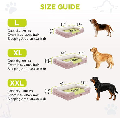 Extra Large Dog Bed, Orthopedic XL Washable Bed - Image 4