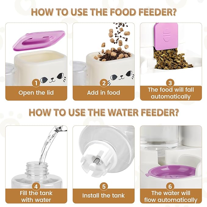 2-in-1 Gravity Pet Feeder & Water Dispenser - Image 6