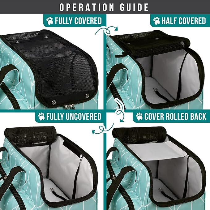 PetAmi Small Dog Purse Carrier, Soft-Sided Pet Carrier Bag - Image 5