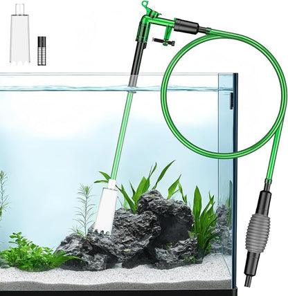 Pawfly Aquarium Water Changer Kit, Fish Tank Siphon Vacuum Cleaner by Pawfly