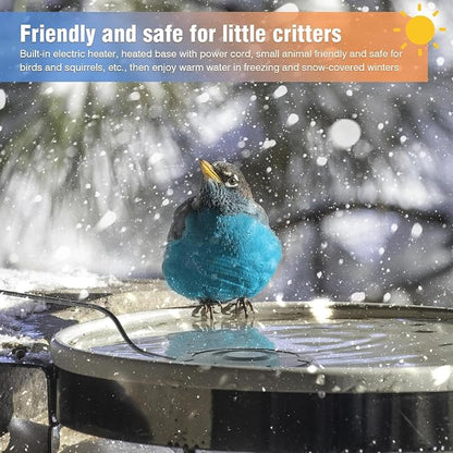 Bird Bath Heater for Outdoors in Winter, Birdbath Water Heater 120 W Pond - Image 6