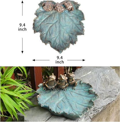 MUMTOP Bird Baths for Outdoors, Antique Outdoor Garden Bird Bath Resin Birdbath - Image 5