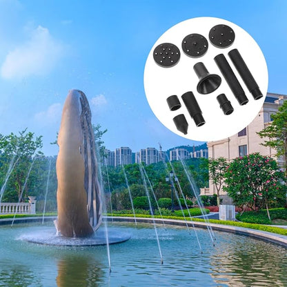 VICASKY Solar Bird Bath Fountains Accessories 10 Pcs Plastic Nozzles Pond - Image 8