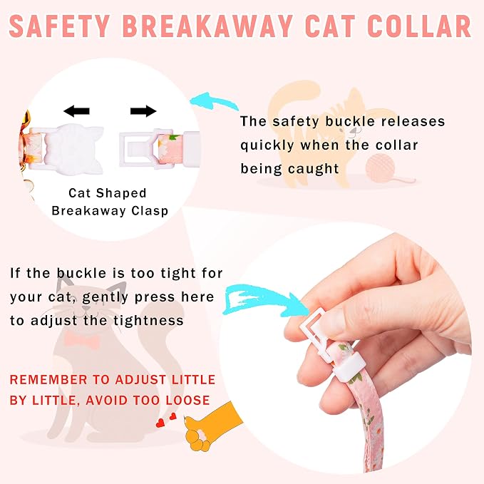 Airtag Cat Collar, JXFUKAL Kitten Collar Breakaway - Image 5