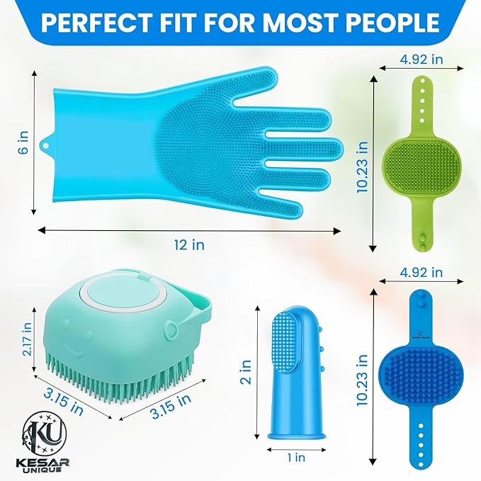 Dog Bathing Supplies – 8PCS Pet Shower & Grooming Kit - Image 8
