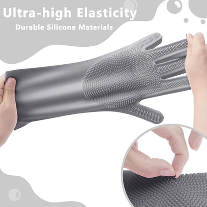 Pet Grooming Gloves—Heat Resistant Dog Washing Gloves - Image 5