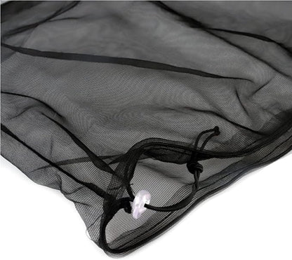 Bird Cage Seed Catcher, Large Airy Gauze Bird Cage Cover Guard, Adjustable - Image 3