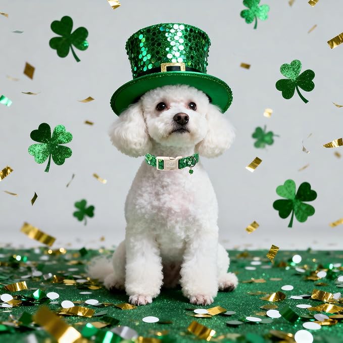 St. Patrick's Day Dog Collar for Small Dogs - Image 6