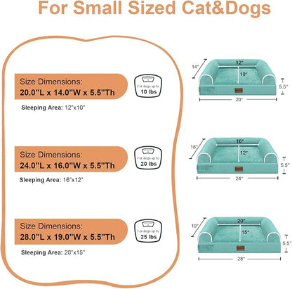 Small Dog Bed Orthopedic Washable: Beds Bolster Small Sized Dogs Bed Egg Crate - Image 6