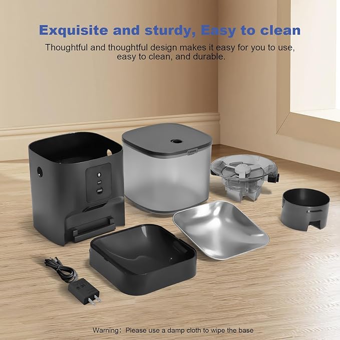 2.4G Automatic Cat Feeder, Cat Food Dispenser - Image 5