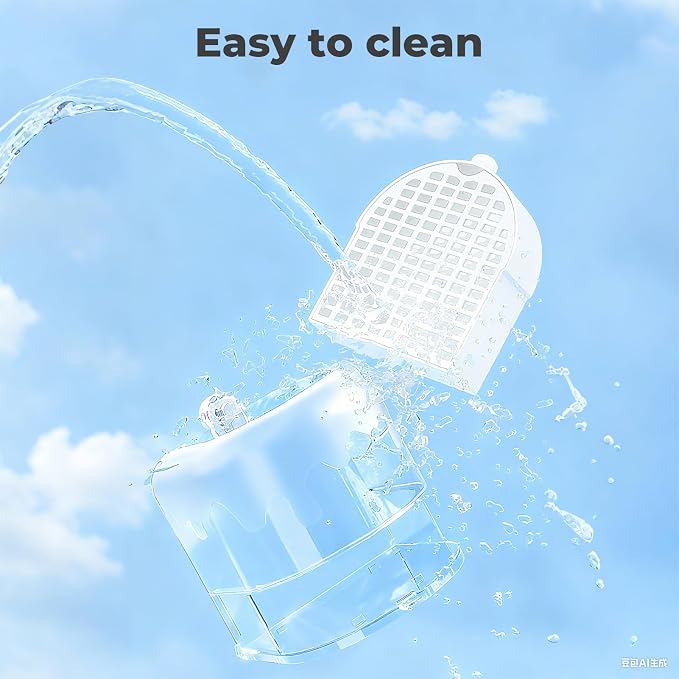 mini&moe Bird Bath for Cage, 4 in 1 Multifunction Birds House/Bath/Litter - Image 6