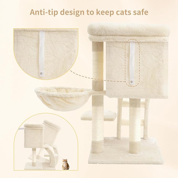 Heybly Cat Tree Tower, Cat condo - Image 7
