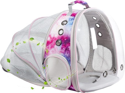 Galaxy Pink Cat Backpack Carrier - Image 3