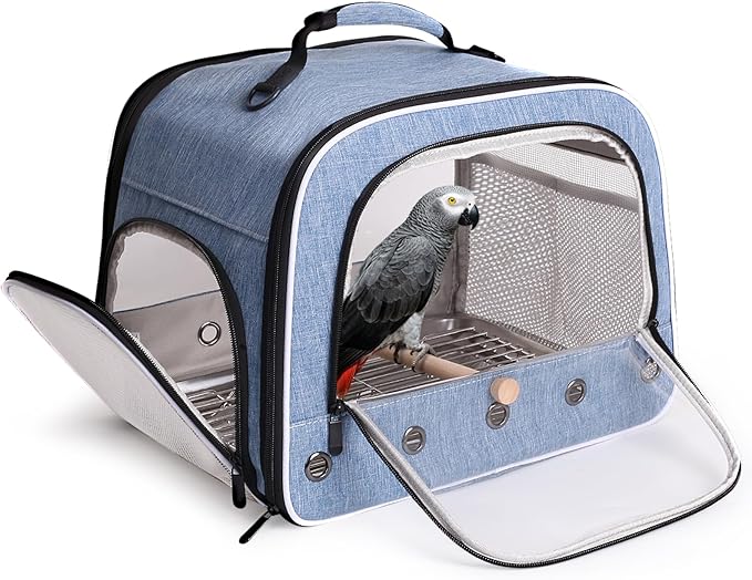 halinfer Bird Travel Carrier Cage by halinfer