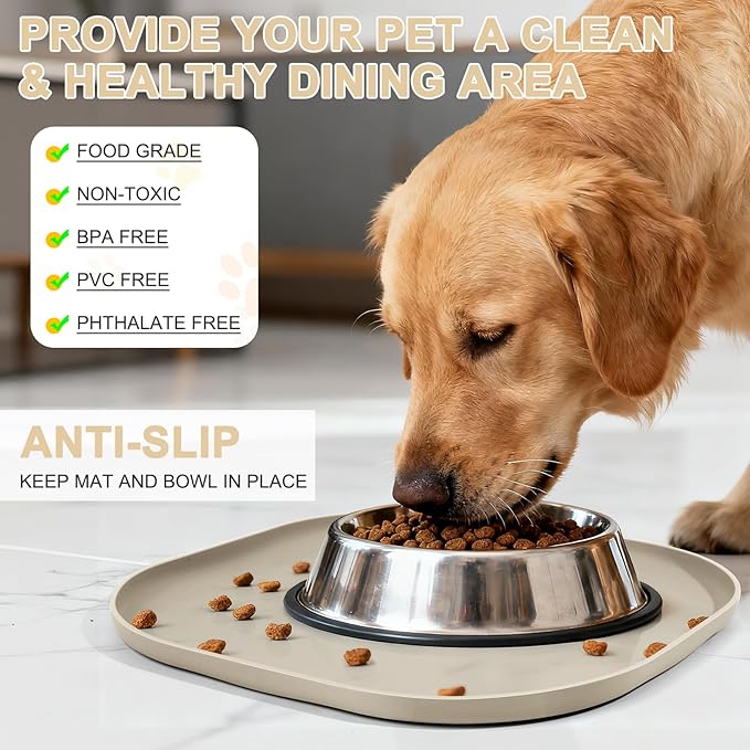 Small Silicone Pet Food Mat - Image 3