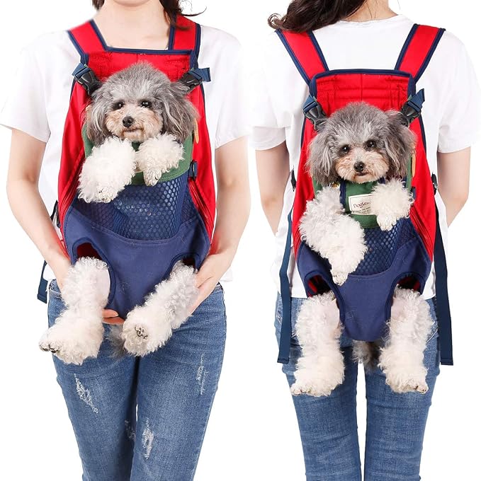 Lifeunion Legs Out Dog Carrier Backpack Hands-Free Adjustable Pet Travel Carrier - Image 5