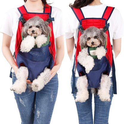 Lifeunion Legs Out Dog Carrier Backpack Hands-Free Adjustable Pet Travel Carrier - Image 5