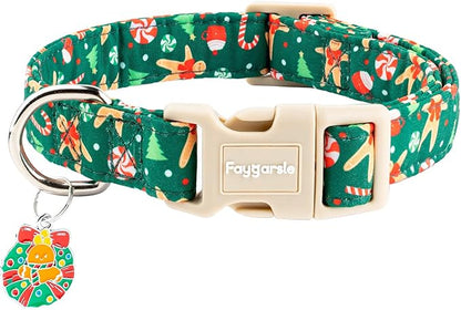 Faygarsle Christmas Dog Collar, Plastic Buckle by Faygarsle
