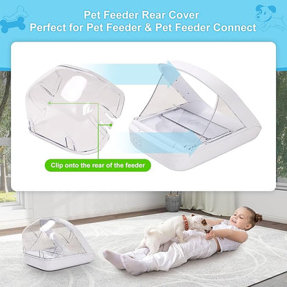 Pet Feeder Rear Cover for Pet Feeder & Connect, YOIHABV Cat Feeder Cover - Image 3