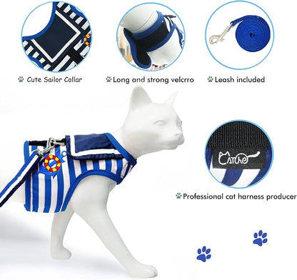 Cat Harness and Leash for Walking Escape Proof, Adjustable Cat Vest Harness - Image 5