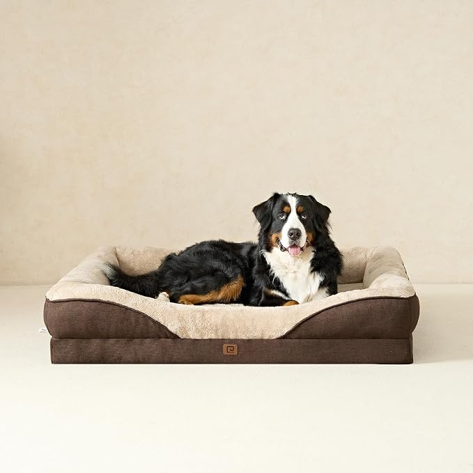 EHEYCIGA Orthopedic XL Dog Bed for Large Sized Dog, Waterproof Liner & Washable - Image 9