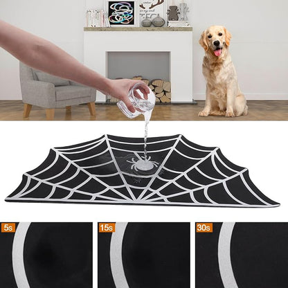 Halloween Pet Mat for Food and Water, Pet Feeding Mat for Dog Cat Bowl - Image 3