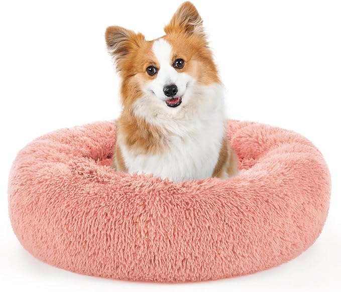 rabbitgoo Calming Dog Bed for Small Medium, 30 inches Pet Bed Machine Washable by rabbitgoo