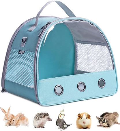 Guinea Pig Carrier, Small Animal Bird Rabbit Turtle Carrier Bag, African by LightUpYourPetsLife