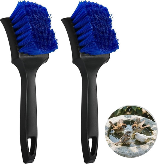 2 Pcs Brush for Bird Baths Blue Hard Bristle Cleaning Brush by HFYZZ
