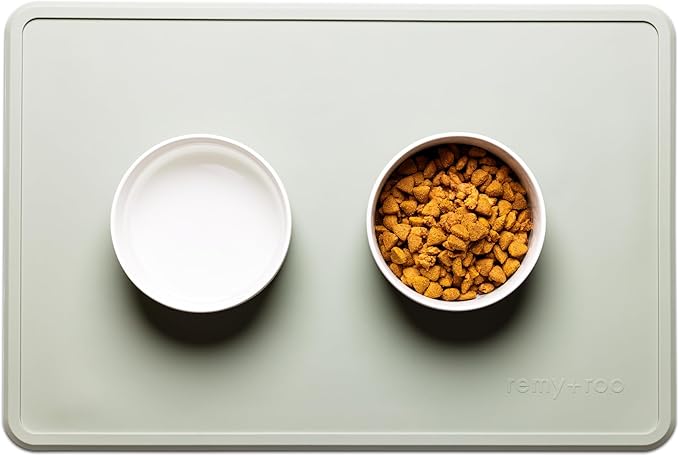 Remy+Roo Sage Silicone Dog Food Mat by RemyRoo