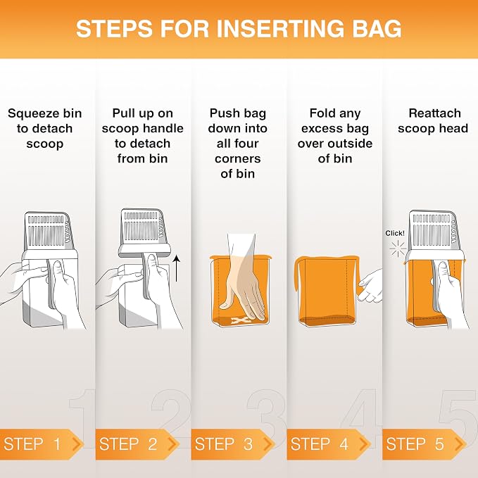 Neater Pet Brands Neater Scooper XL Cat Litter Scoop, 15 Refill Bags – - Image 9